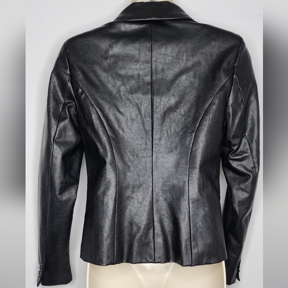 INC International Concepts Black Blazer Fitted Tailored - Picture 3 of 6